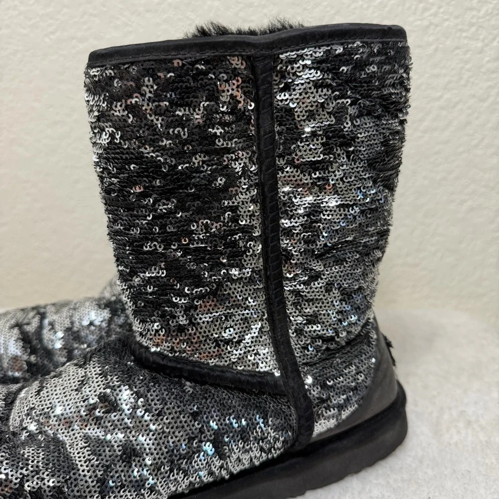 UGG sequins flaws worn